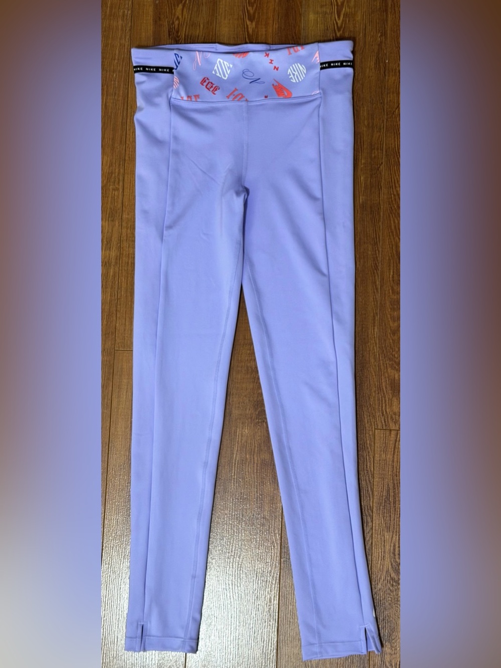 Girls / Youth Nike One Luxe Dri-FIT Leggings - Size Large - Purple